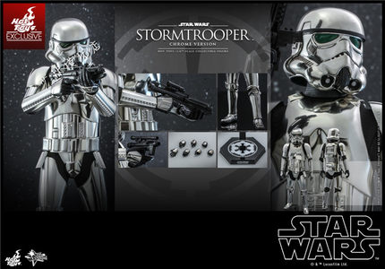 全新现货 HotToys HT MMS615 1/6 上海新店限定版 电镀银色暴风兵