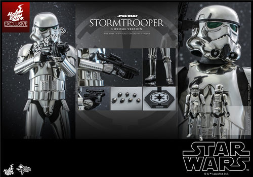 HotToys限定版电镀银色暴风兵