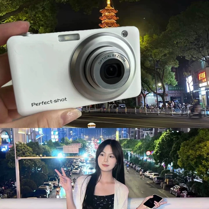 W280伸缩镜头数码照相机校园高清高像素小型学生党入门级ccd