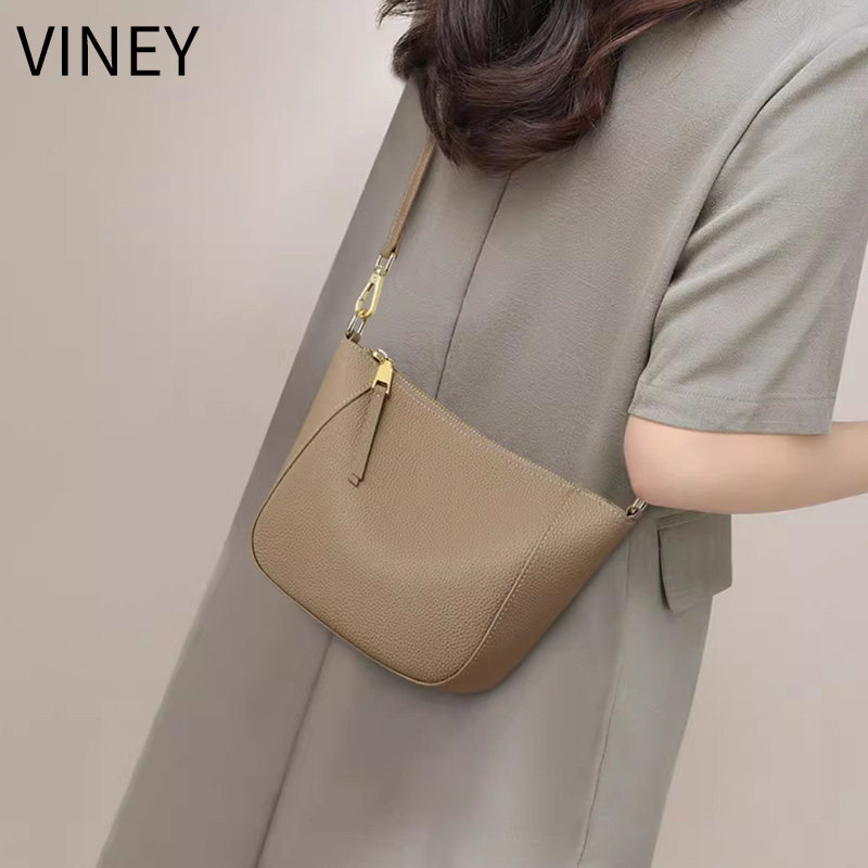 Viney包包2026新款女包春夏真皮小包头层牛皮高级感斜挎手机包