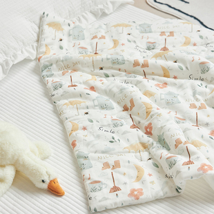 新生婴儿专用小被子纯棉a类母婴级1米水洗宝宝四季通用棉被小盖被