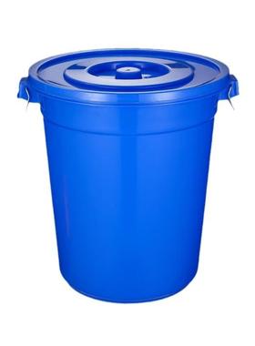 科力邦(Kelibang)大号塑料桶水桶垃圾桶KB121945L蓝色带盖(个)