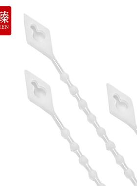 久臻YZH132活扣珠串型尼龙扎带高韧性耐低温环保扎带白色3mm*240m