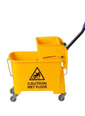 白云清洁(baiyuncleaning)AF08068单桶榨水车酒店物业下压榨水车2