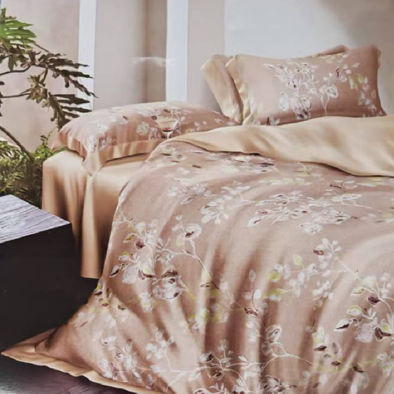 小绵羊溪山花语全棉四件套40支纯棉床上套件2024新款床品被套床单