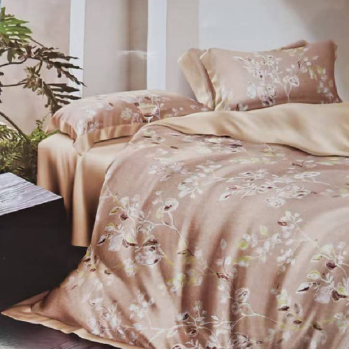 小绵羊溪山花语全棉四件套40支纯棉床上套件2024新款床品被套床单