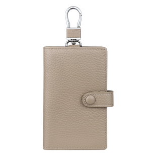 新款钥匙包真皮锁匙包女式家用钥匙收纳包神器迷你小包男随身卡包