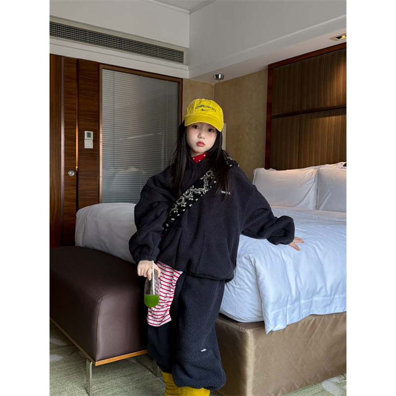 LJ·25冬~摇粒绒加厚两件套91388