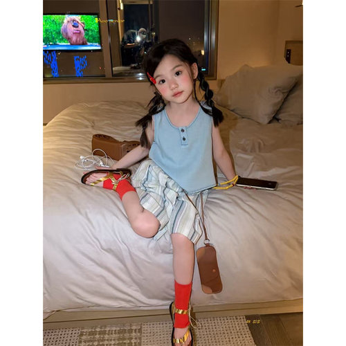 Aoo·26夏~条纹阔腿裤26X61062