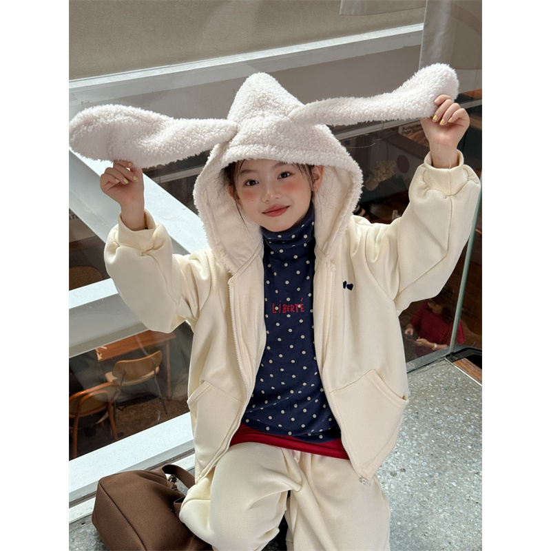 LJ·25冬~波点半高领加绒打底衫72395