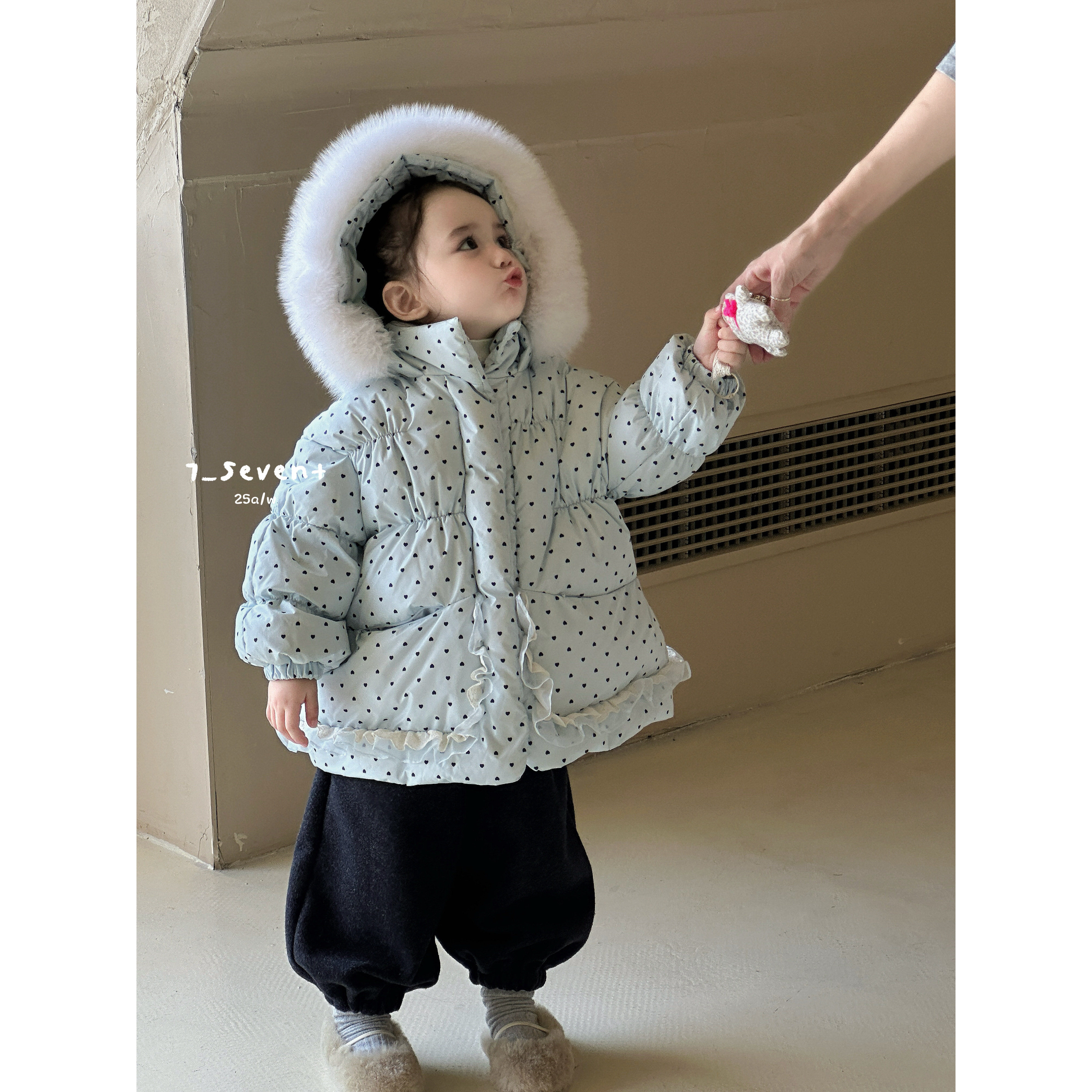 7Seven·25冬~波点羽绒服9235