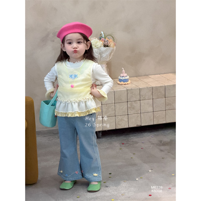 萌希·26春~韩版上衣两件套M6338