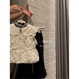 汉服 童装 蝴蝶结棉马甲6605 HOLA.CC·25冬