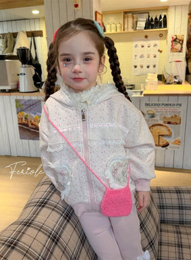 FLL·26春~刺绣碎花花边外套54101