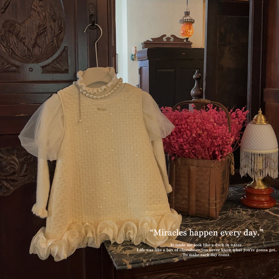 HOLA.CC·25冬~丝绒压花连衣裙6645