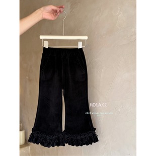 HOLA.CC·25冬 6608 花边喇叭裤