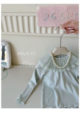 HOLA.CC·26春~纱纱花边领上衣3125