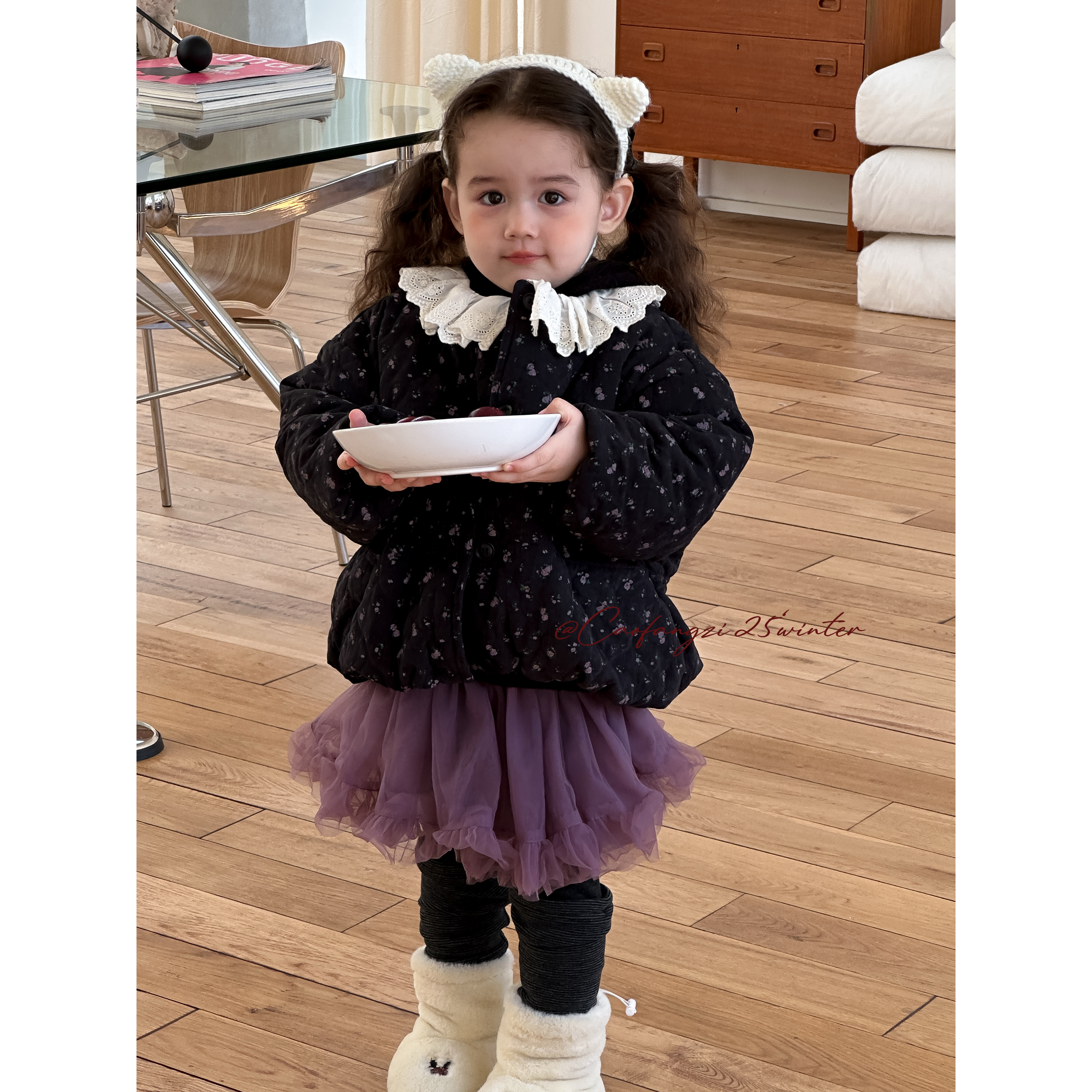 CFZ·25冬~花边领外套25407