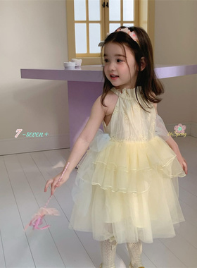 7Seven·26春~韩版纱纱连衣裙9656