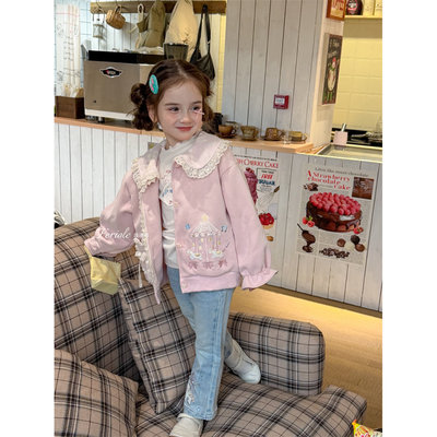 FLL·26春~卡通刺绣牛仔裤54021