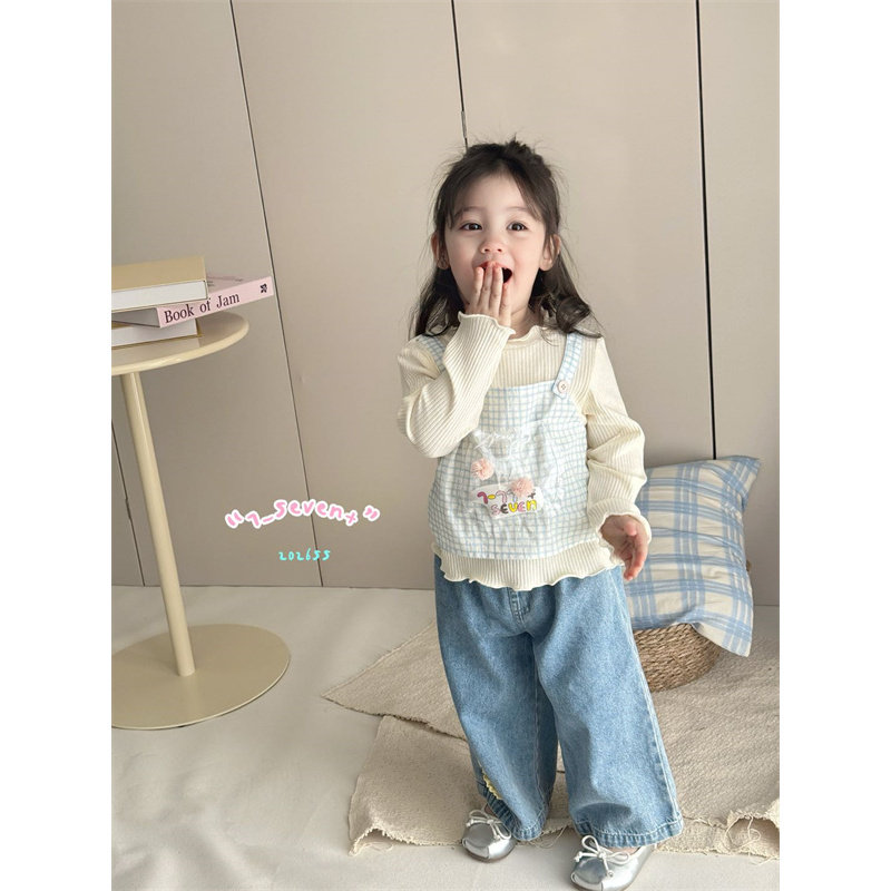 7Seven·26春~格子假两件上衣9538,童装/婴儿装/亲子装,套装,淘宝优惠券,粉丝福利购,淘宝优惠卷