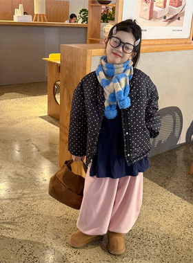 LJ·25冬~波点棉衣外套72353