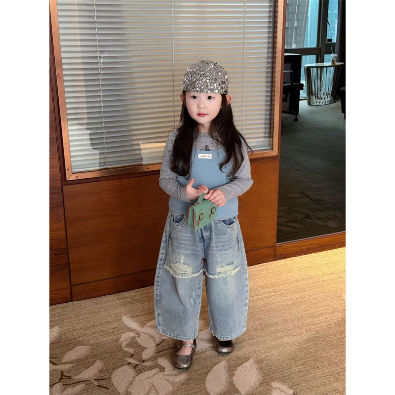 YTJJ·26春~韩版牛仔裤263022,童装/婴儿装/亲子装,儿童牛仔裤,淘宝优惠券,粉丝福利购,淘宝优惠卷