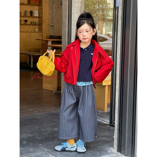 Aoo·25冬 25D58159 条纹休闲裤