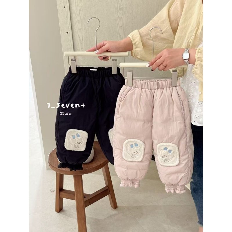 7Seven·25冬~束脚毛毛贴布羽绒裤7405