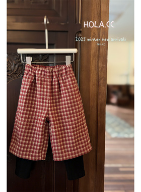 HOLA.CC·25冬~格子休闲裤6733