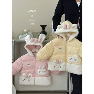 釉兮·25冬～卡通蝴蝶结棉服K2955