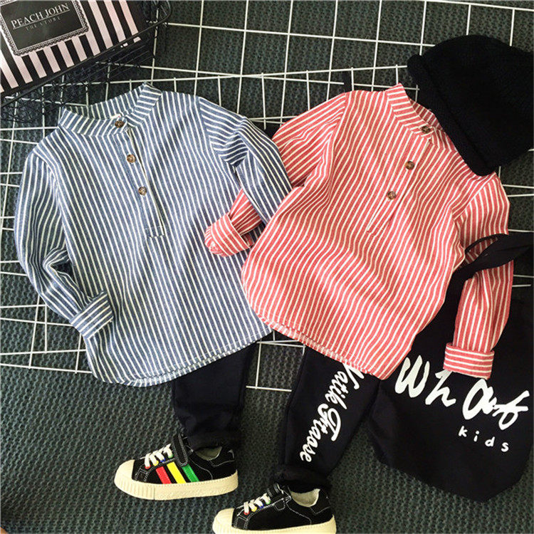 Chemise garcon à manche longue - Ref 2073687 Image 1