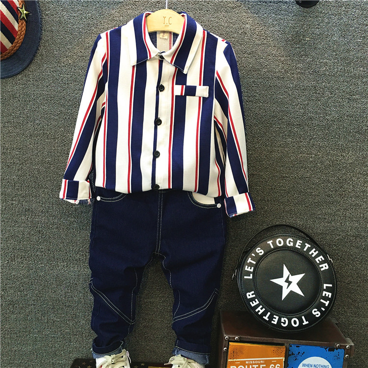 Chemise enfant à manche longue - Ref 2083699 Image 1