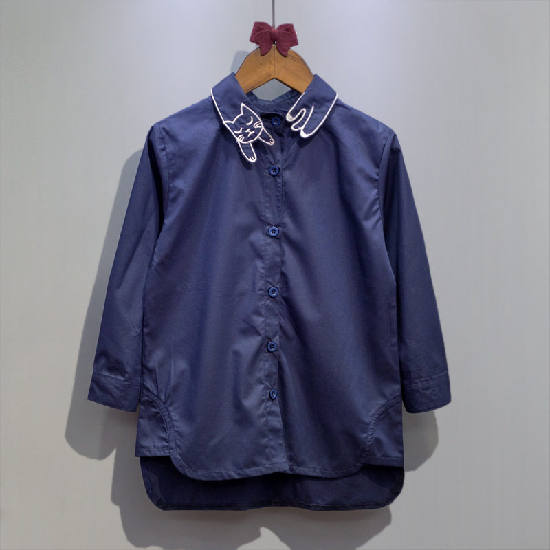 Chemise fille à manche longue - Ref 2085297 Image 3