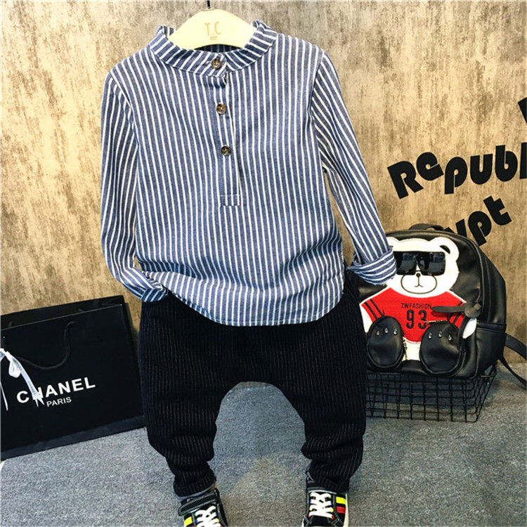 Chemise enfant à manche longue - Ref 2082923 Image 1