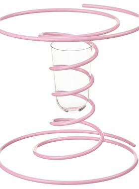 宜家VINTERFINT云芬特花瓶设计师联名限量款粉红色花瓶 31cm全新