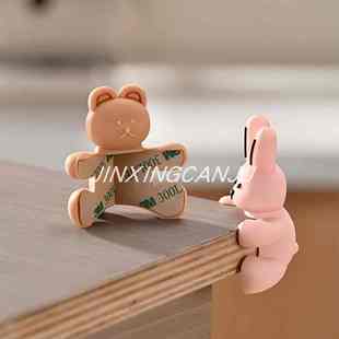 韩国硅胶防撞角卡通家用防磕碰保护套儿童书桌柜子床腿自粘直角贴