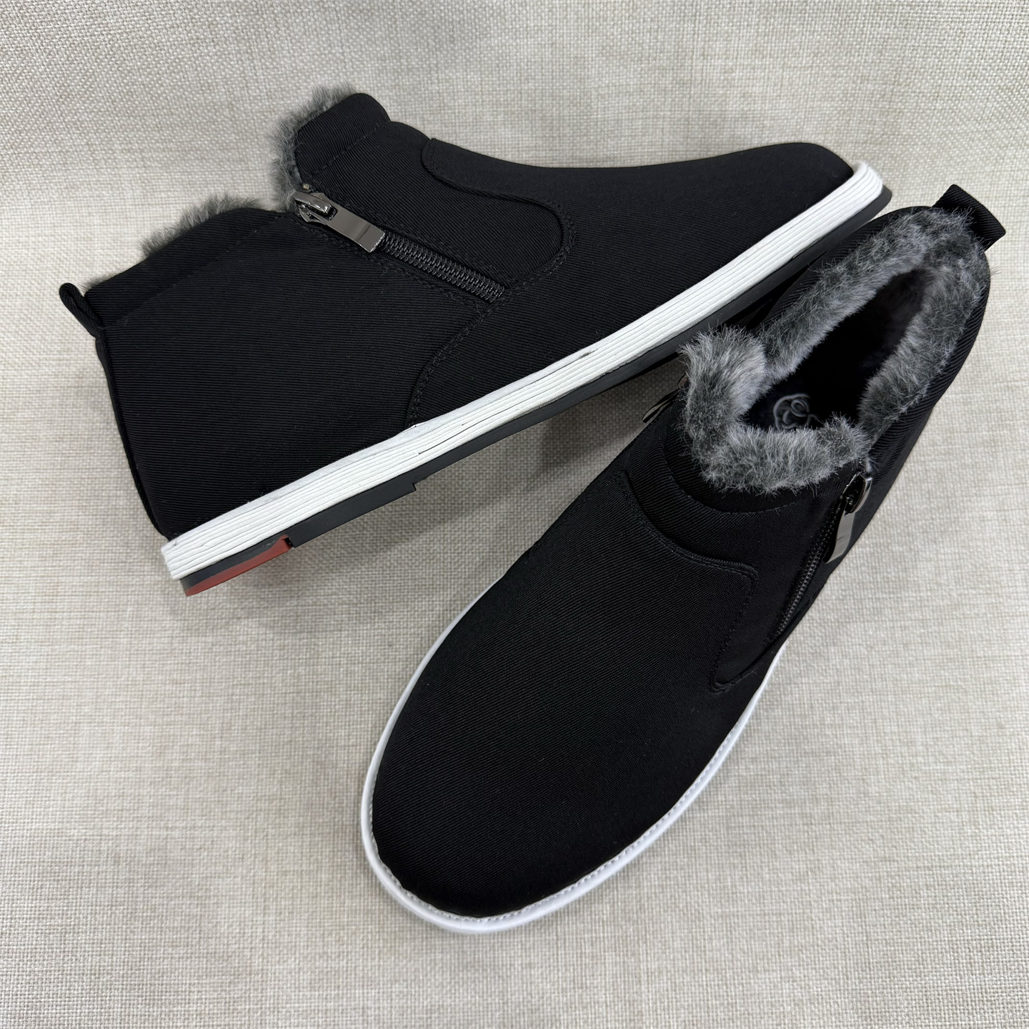 老北京高帮手工千层底布鞋