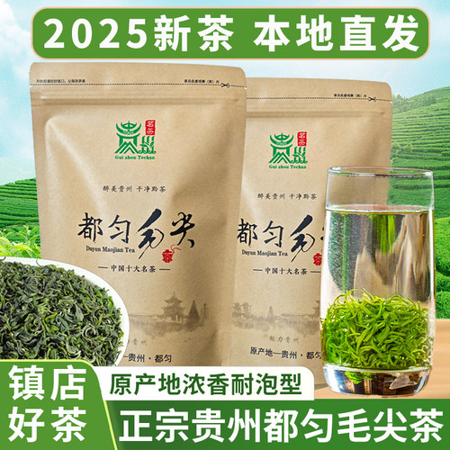 新茶特级正宗都匀毛尖茶叶贵州云雾绿茶明前春茶浓香耐泡250g