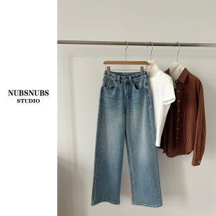 柔软亲肤宽松牛仔裤 100%棉 无弹268591 冈山 3.1大林私服