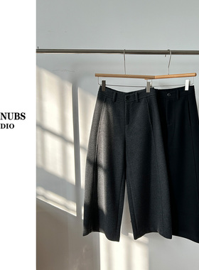 12.19大林自制*时髦八分*醋酸羊毛8分裤