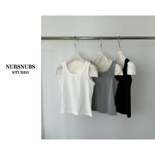 3.1大林自制 内搭棉背心U型美背舒适打底内衣8739