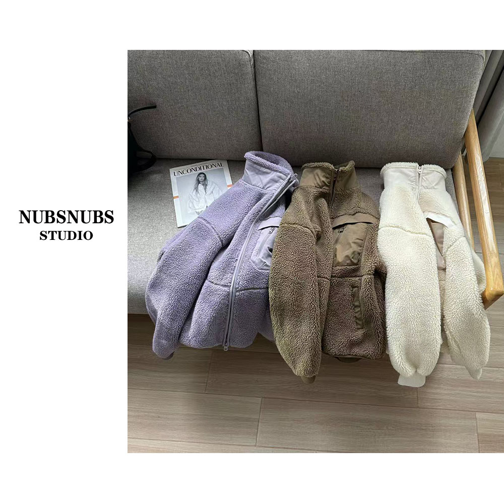 NUBSNUS”暖山“新款摇粒绒休闲外套