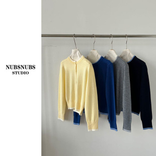 3.12大林自制 “可机洗”4色 精纺羊毛开衫 26838