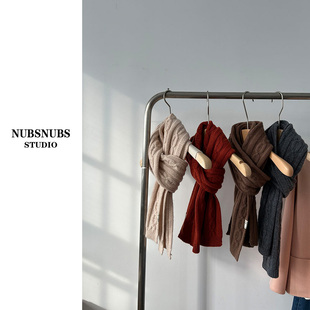 12.16大林自制“美术馆”不可机洗 100%羊毛围巾