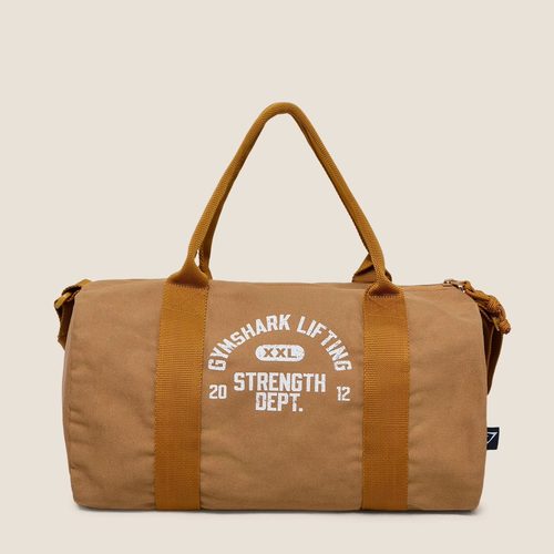 GYMSHARK鲨鱼帆布健身斜挎包