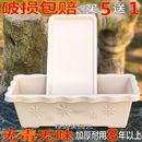 花盆长方形种菜盆阳台加厚塑料专用长条型花槽树脂草莓多肉种植盆