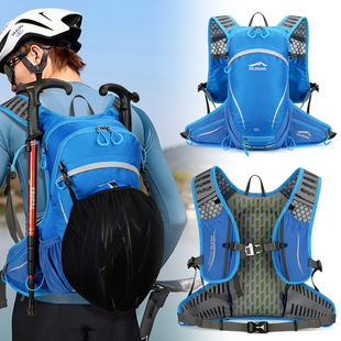 多功能男女户外运动双肩包男女轻便防水16L徒步骑行超轻登山背包