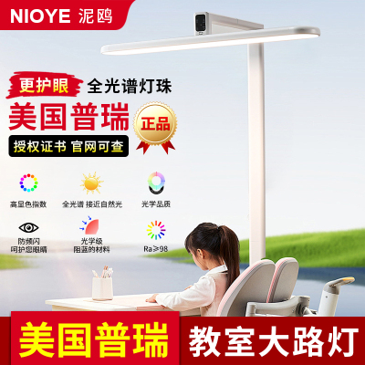 大路灯护眼灯学习专用无影桌面儿童全光谱台灯钢琴教室落地护眼灯