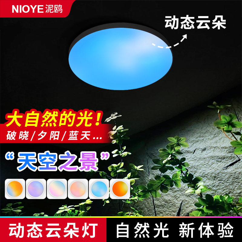 云朵天境吸顶灯蓝天白云青晴空灯